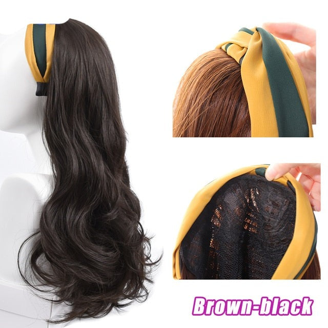 Synthetic Cute Headband Wig for Women