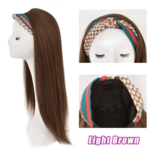 Synthetic Cute Headband Wig for Women