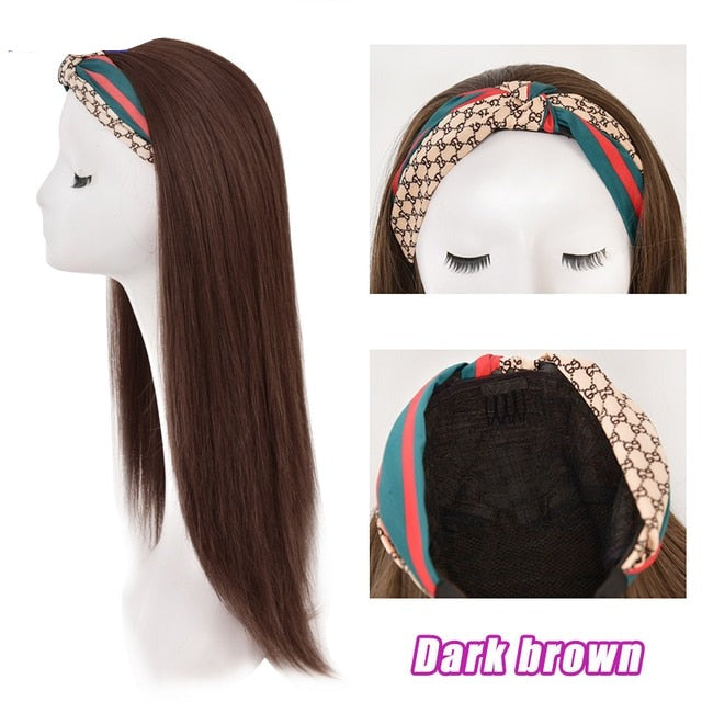 Synthetic Cute Headband Wig for Women
