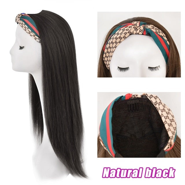 Synthetic Cute Headband Wig for Women