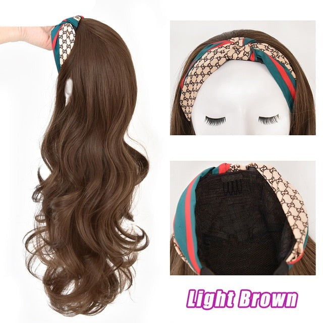 Synthetic Cute Headband Wig for Women