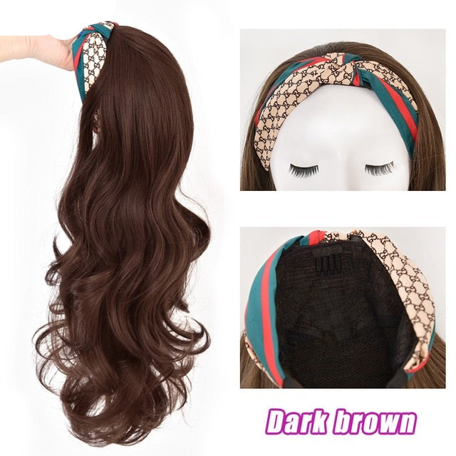 Synthetic Cute Headband Wig for Women
