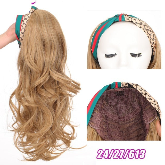 Synthetic Cute Headband Wig for Women
