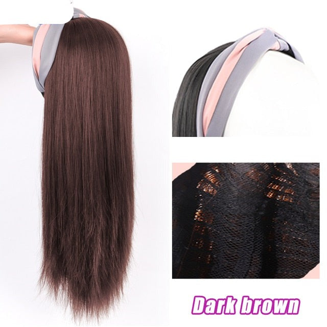 Synthetic Cute Headband Wig for Women
