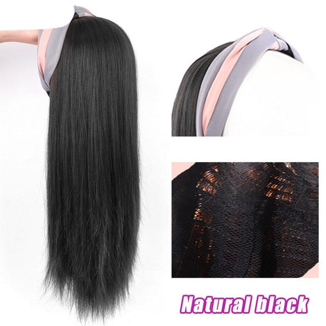 Synthetic Cute Headband Wig for Women