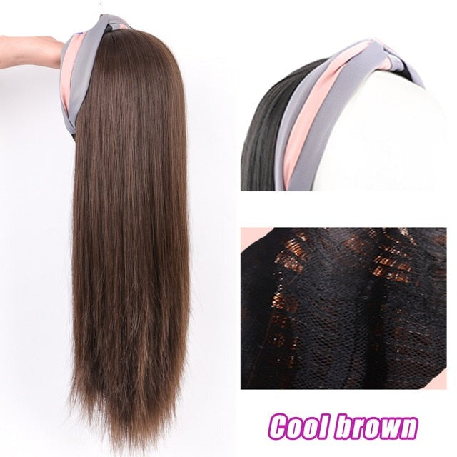 Synthetic Cute Headband Wig for Women