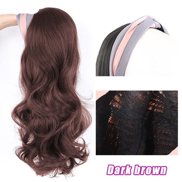 Synthetic Cute Headband Wig for Women