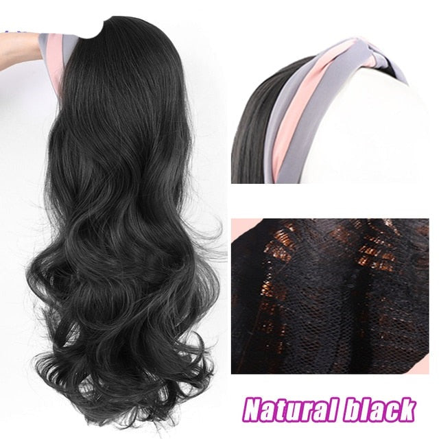 Synthetic Cute Headband Wig for Women