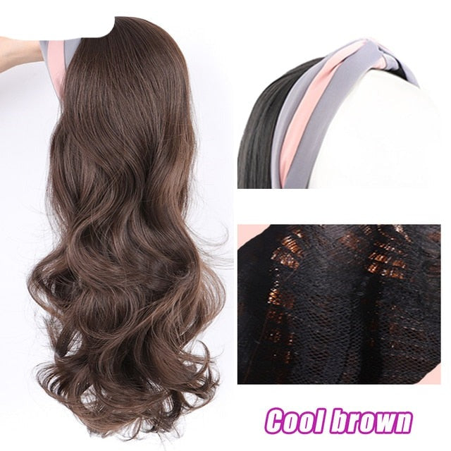 Synthetic Cute Headband Wig for Women