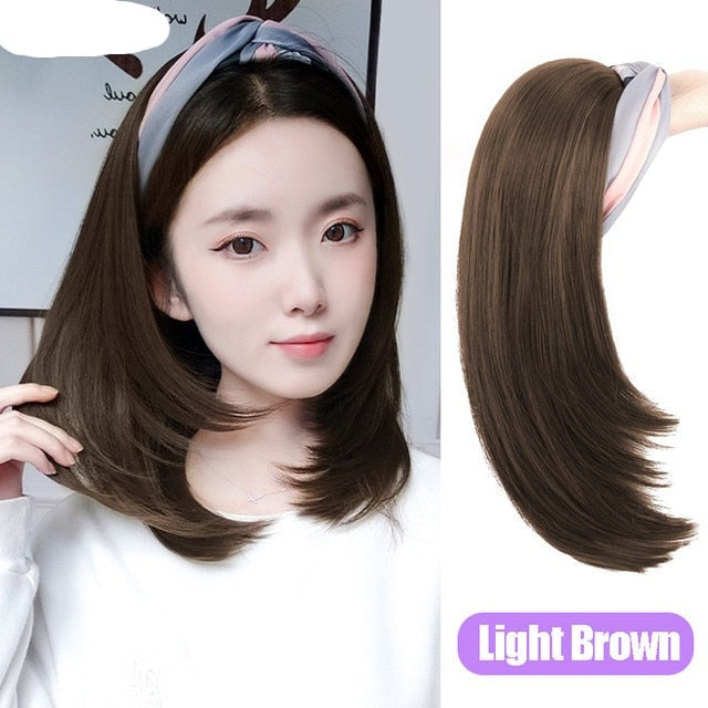 Synthetic Cute Headband Wig for Women