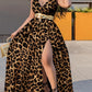 Side Slit Polka Dot Summer Dress