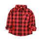 Checkered Blouse Top for Boys