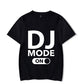 Dj Mode Print Luminous Tees T- shirt for Men