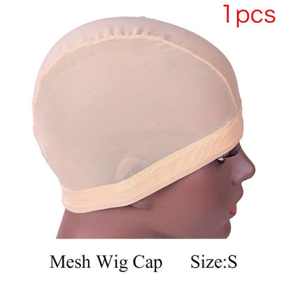 Hair Net Breathable Wig Cap Mesh With Wig Grip