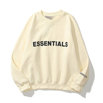 ESSENTIALS Fleece Pullover Hoodie Streetwear