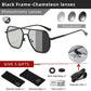 New Fashion Aluminum Photochromic Sunglasses Men Women Polarized Sun Glasses Chameleon