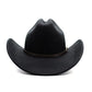 Vintage Western Cowboy Hat Leather Trim