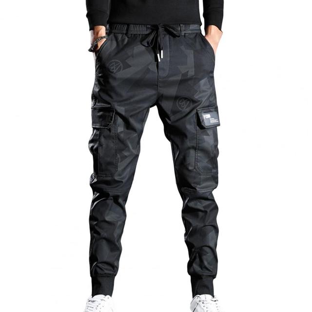 Jogger Pants Drawstring Multi Pockets - Casual Pants