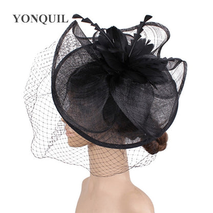 Fascinator Feather Bridal Veils Party Hair Accessories