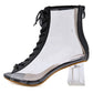 Transparent Knee level Sandals for Women