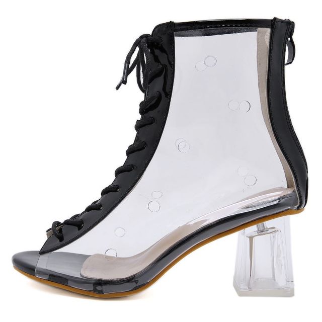 Transparent Knee level Sandals for Women