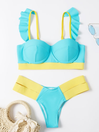 Mayo Push Up Underwire Bathing Suit- Two piece