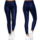 High Waist Skinny Leather Leggings
