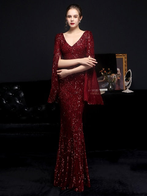 Sequin Evening Party Dress for Women