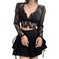 Lace Cardigan Vintage Top for Women
