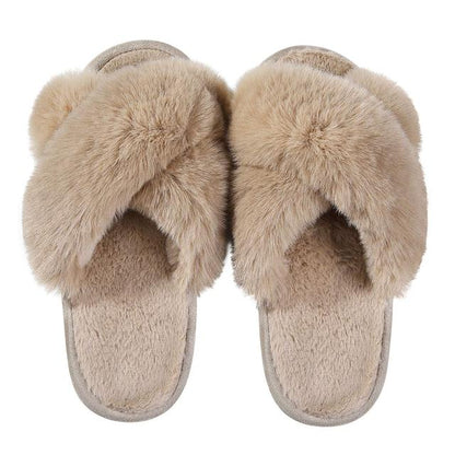 Fuzzy Slippers for Women