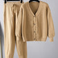 Knitted Top and Pants- Two Piece Set