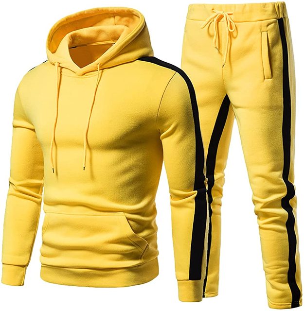 Winter Jogging Set Hoodie Tracksuit for Men