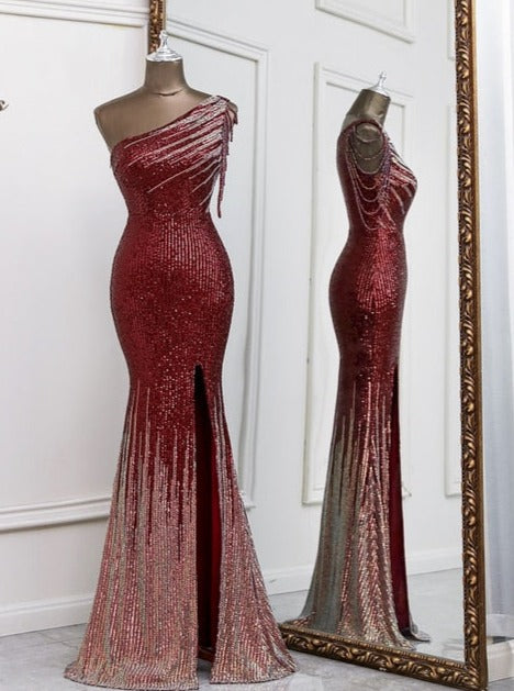 Sequins Evening Party Dress
