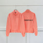 Essentials High Neck Zip Sweatshirt Jacket Top