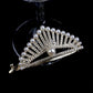 Metal Pearl Gold Hair Clip Diamond