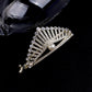 Metal Pearl Gold Hair Clip Diamond