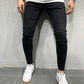 Popular Slim hip hop Skinny Blue Denim pants-Jeans