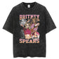 Rapper Portrait Cotton Tees Breathable Vintage T-shirt Top
