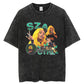 Rapper Portrait Cotton Tees Breathable Vintage T-shirt Top