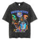 Rapper Portrait Cotton Tees Breathable Vintage T-shirt Top