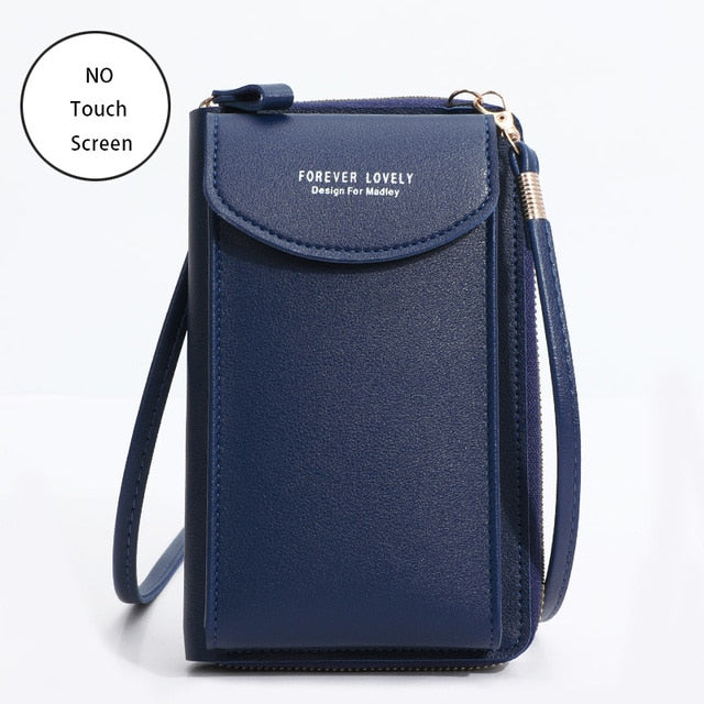 Women Bags Soft Leather Phone Purse Crossbody Shoulder Handbag