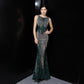 Long Sequin Evening Dress