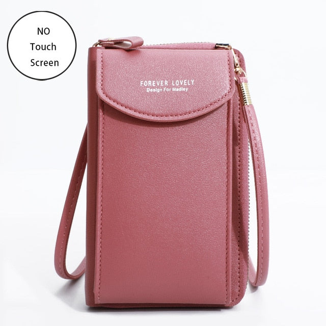 Women Bags Soft Leather Phone Purse Crossbody Shoulder Handbag