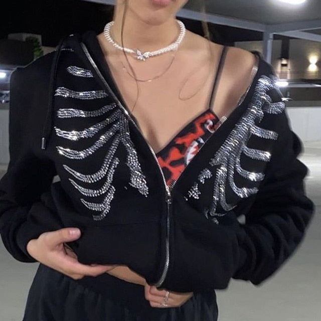 Vintage Hoodie Sweatshirt Top