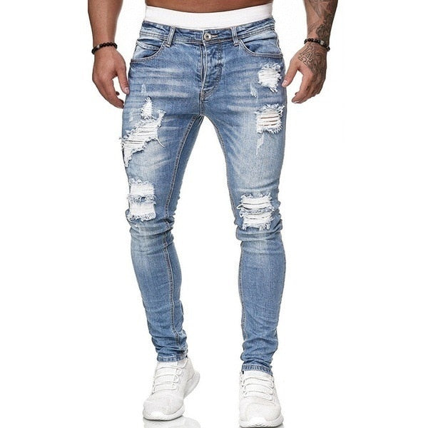 Skinny Casual Denim Pants- Jeans