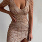 Short Sequin Evening Party Dress for Women