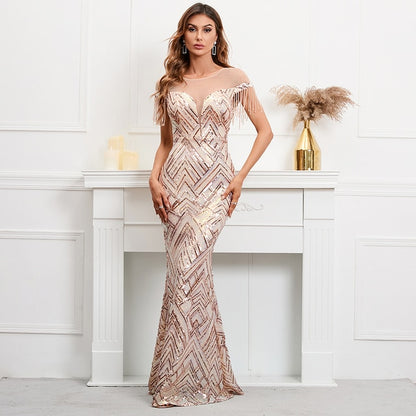 Sequin Evening Party Dress for Women