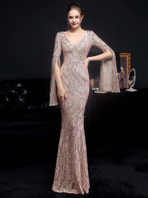 Sequin Evening Party Dress for Women