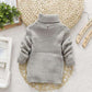 Turtleneck Knitted Sweaters Top for Girls