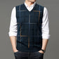 Pullover Sleeveless Retro Casual Sweater Vest